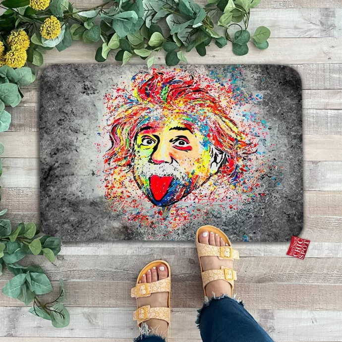 Albert Einstein Doormat