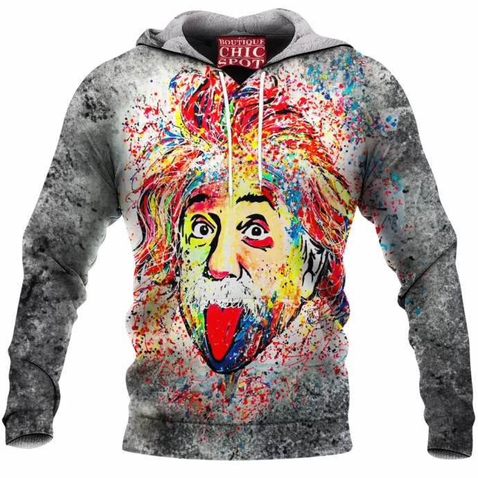 Albert Einstein Fleece Hoodie