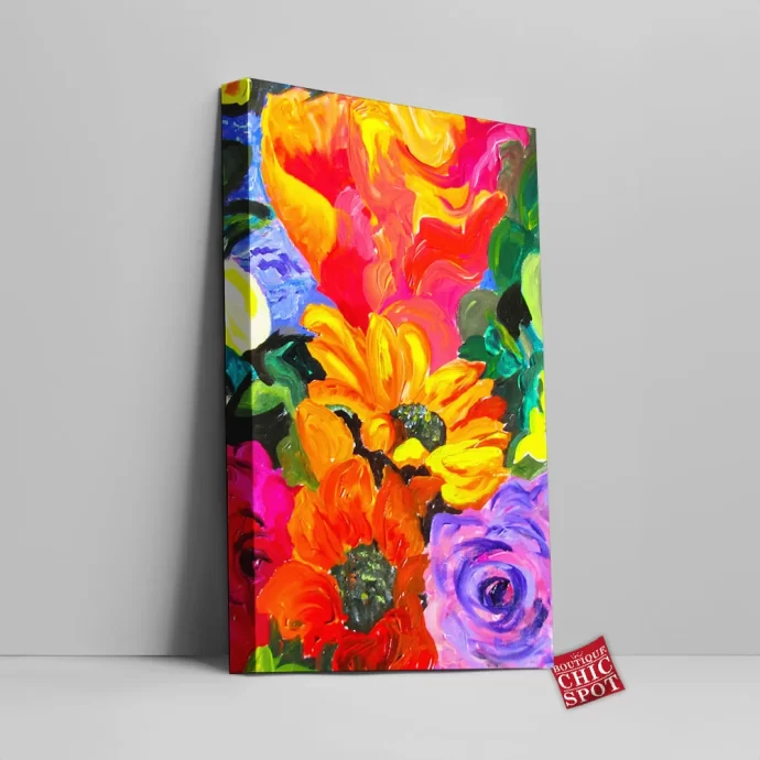 Tropical Colors Canvas Wall Art