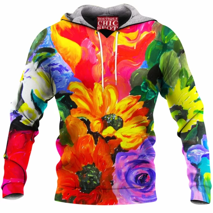 Tropical Colors Fleece Hoodie