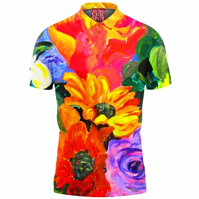 Tropical Colors Polo Shirt