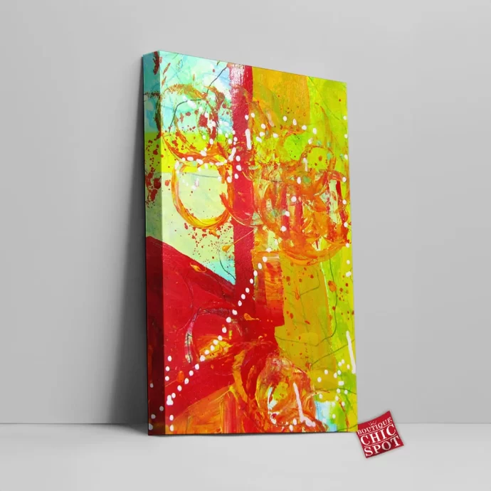 String Of Lights Canvas Wall Art