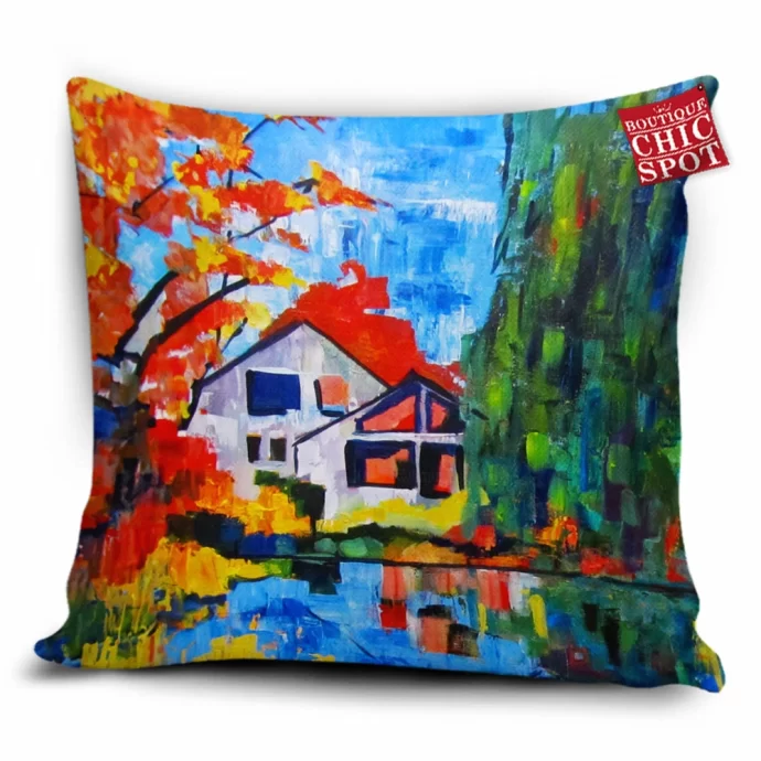 Fall At Orchard Pond Pillow Cover