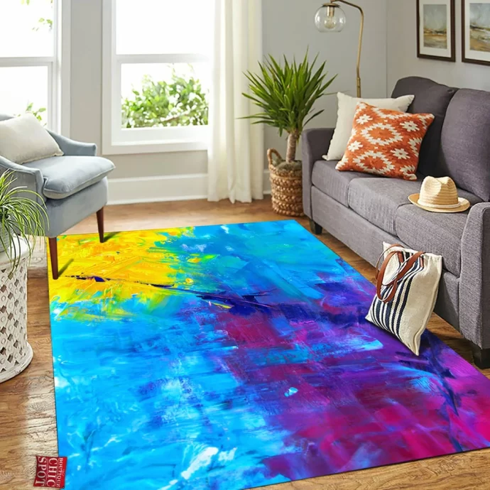 Spit Fire Rectangle Rug