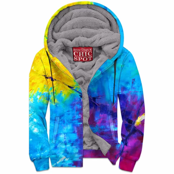 Spit Fire Zip Fleece Hoodie