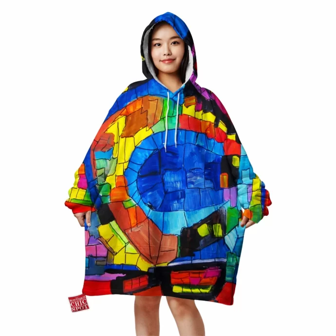 Central Blue Blanket Hoodie