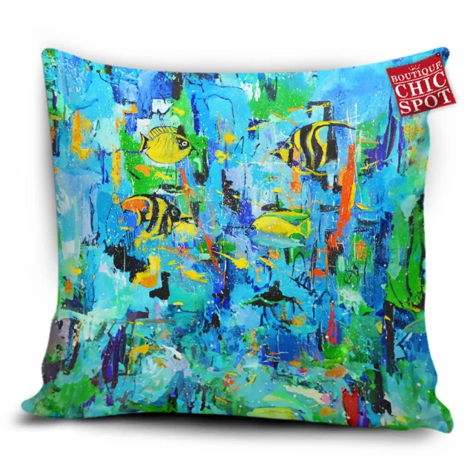 Blue Sea Pillow Cover