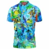 Abstract Polo Shirt