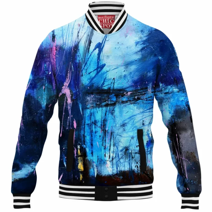 Blue Morning Baseball Jacket