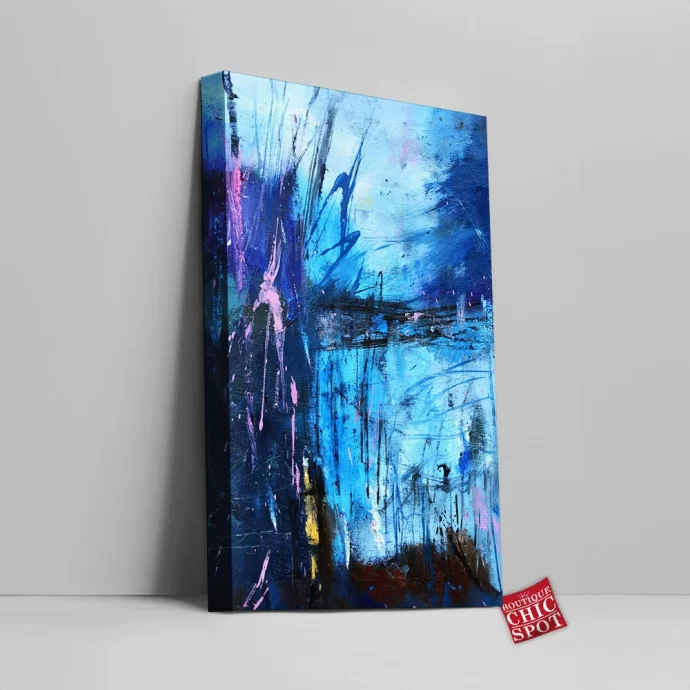 Blue Morning Canvas Wall Art