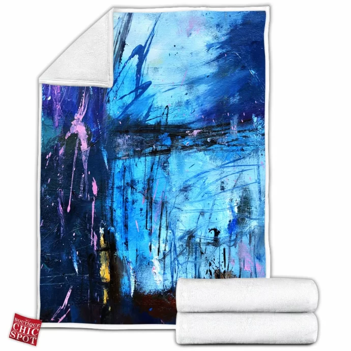 Blue Morning Fleece Blanket