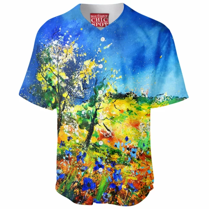 Trees in Spring Baseball Jersey