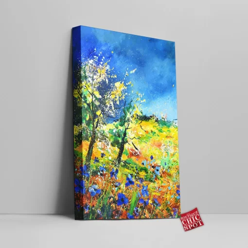 Trees in Spring Canvas Wall Art