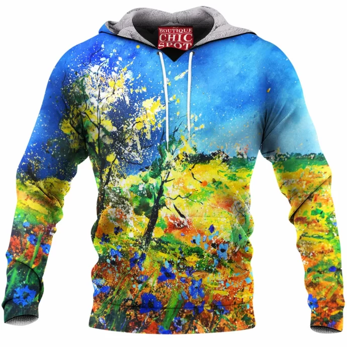 Trees in Spring Fleece Hoodie