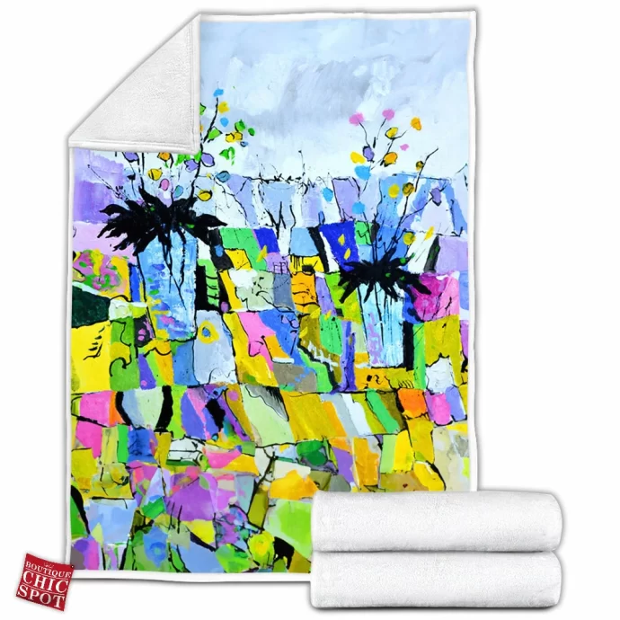 Still life two Colourful Fleece Blanket