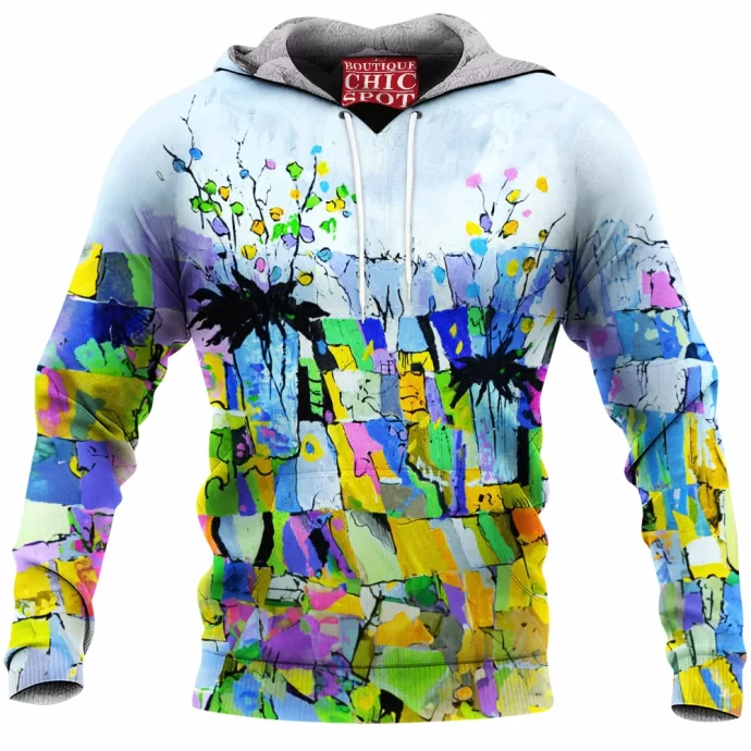 Still life two Colourful Fleece Hoodie