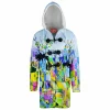 Still life two Colourful Hooded Cloak Coat