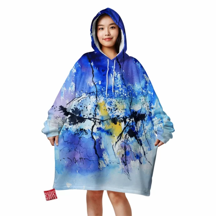 Back to Blue Blanket Hoodie