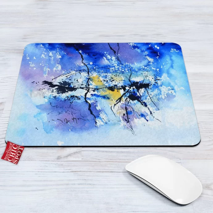 Back to Blue Mouse Pad