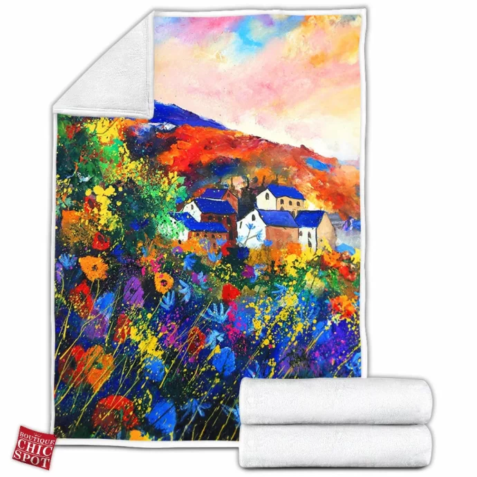 A few Houses Fleece Blanket