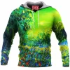 Flower Fleece-Hoodie