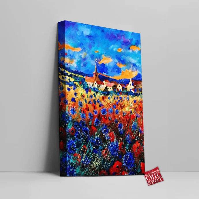 Field Flowers Canvas Wall Art