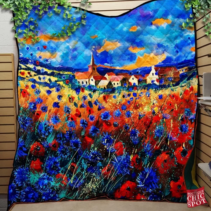 Field Flowers Quilt Blanket