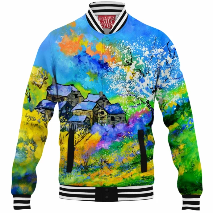 Blooming Baseball Jacket