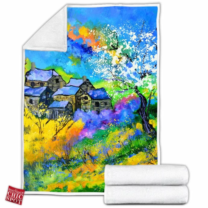 Blooming Fleece Blanket