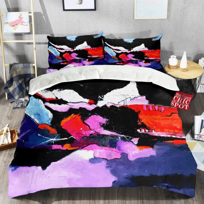 Black Red Bedding Set