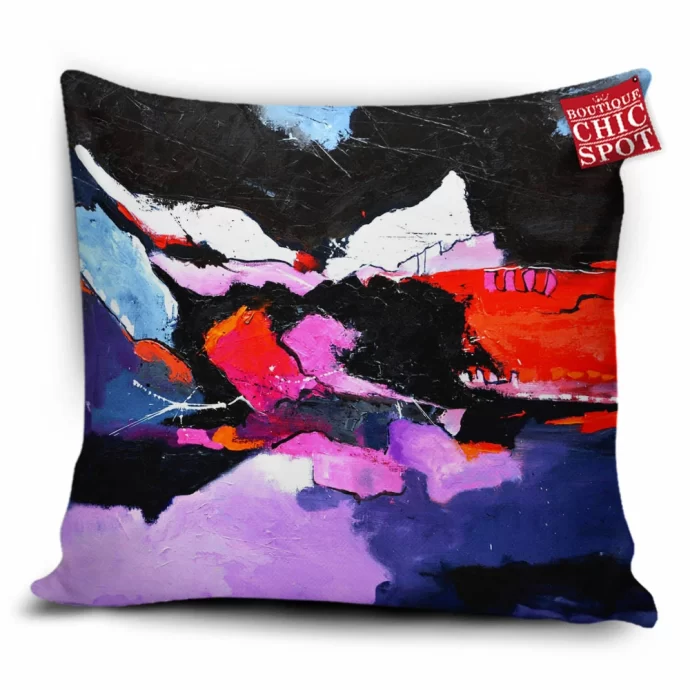 Black Red Pillow Cover