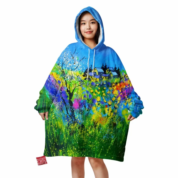 Spring Full Colours Blanket Hoodie