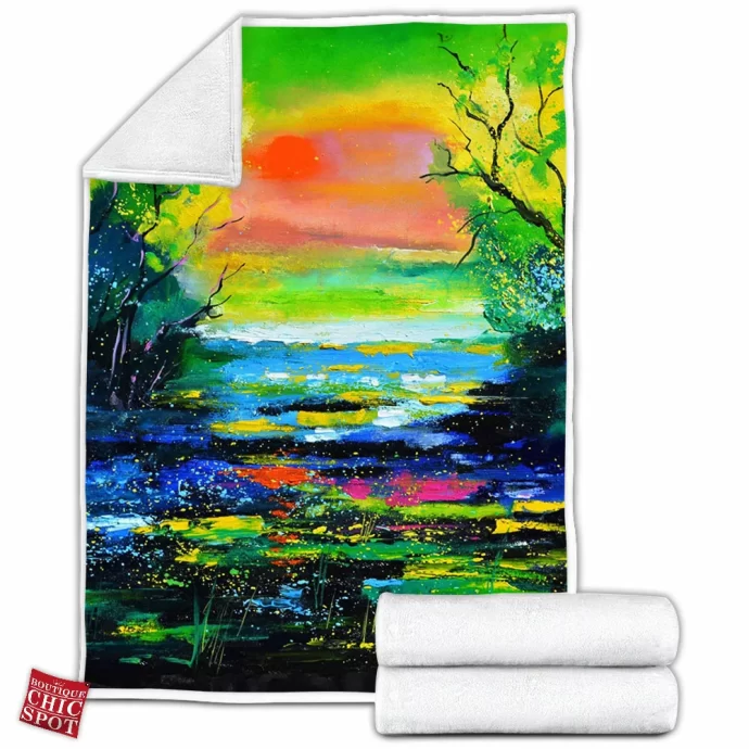 Magic Pond Fleece Blanket