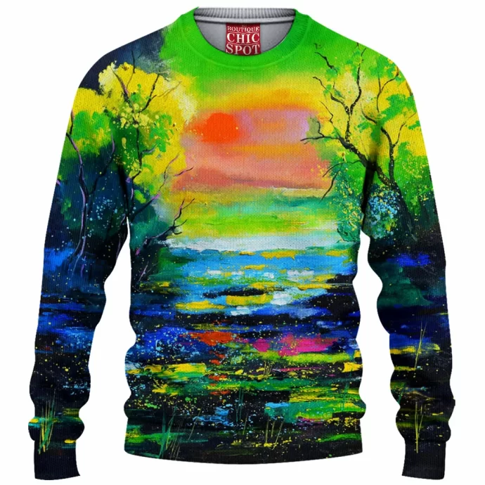 Magic Pond Knitted Sweater