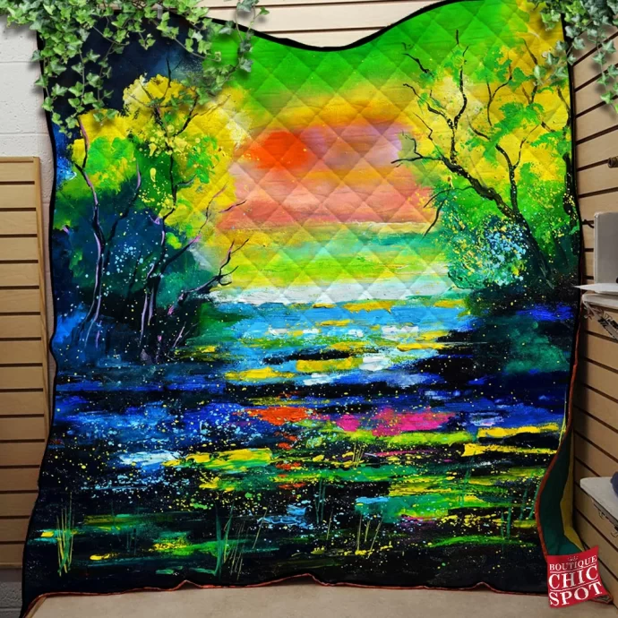 Magic Pond Quilt Blanket