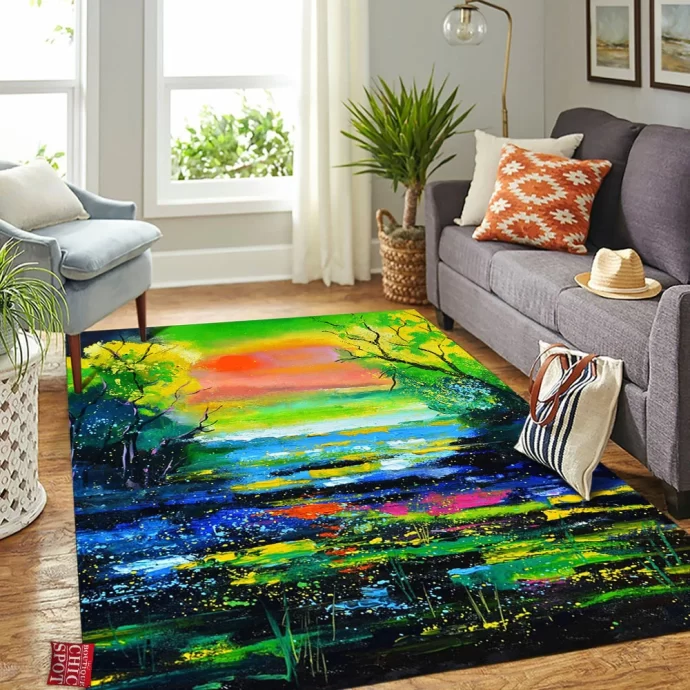 Magic Pond Rectangle Rug