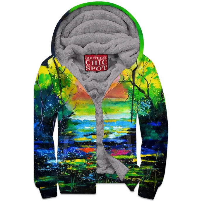 Magic Pond Zip Fleece Hoodie