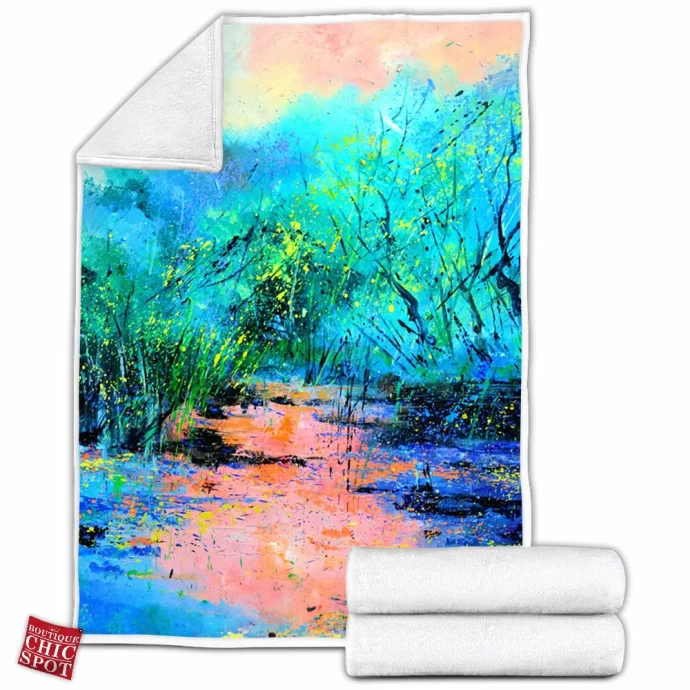 Magic Sunset Fleece Blanket