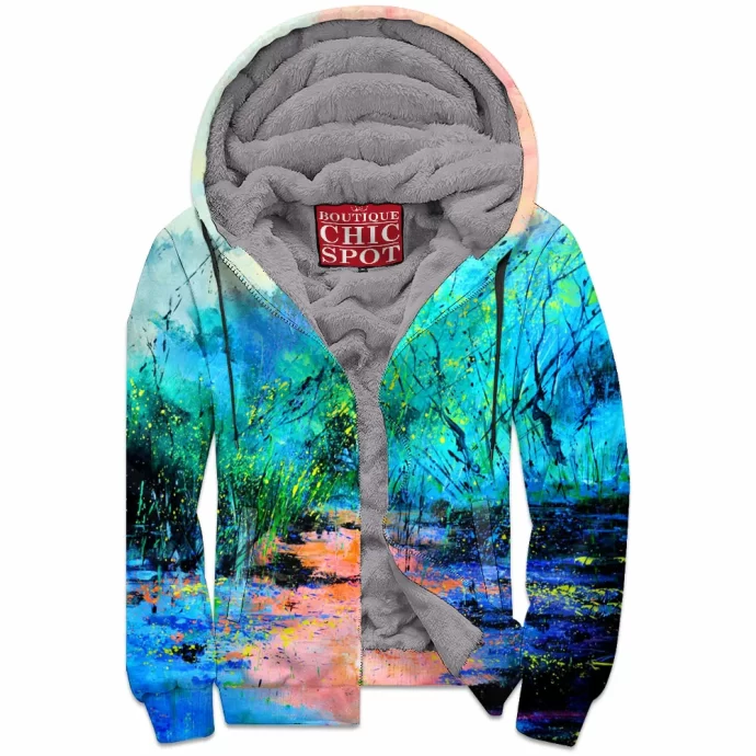 Magic Sunset Zip Fleece Hoodie