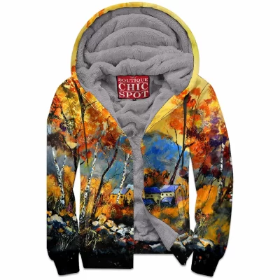 Autumn Zip-Fleece-Hoodie