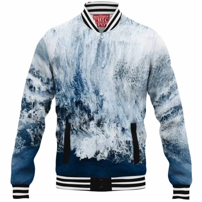 Thunder Of The Surf Baseball Jacket