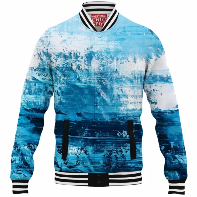 White Isl Baseball Jacket