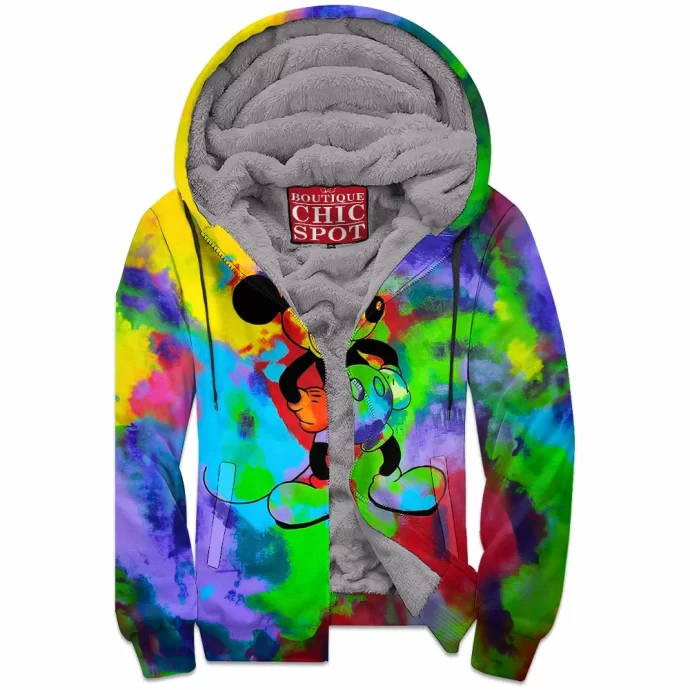 Mickey Mouse Zip Fleece Hoodie