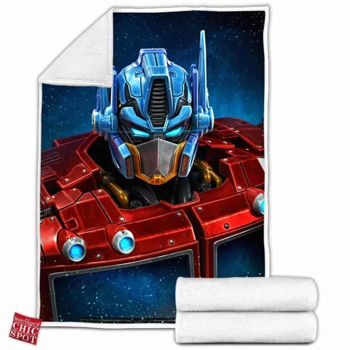 Optimus Prime Fleece Blanket