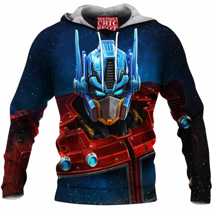 Optimus Prime Fleece Hoodie