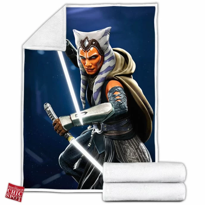 Ahsoka Tano Fleece Blanket