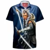 Ahsoka Tano Hawaiian-Shirt, Sci-Fi Hawaiian-Shirt, Star Wars Hawaiian-Shirt