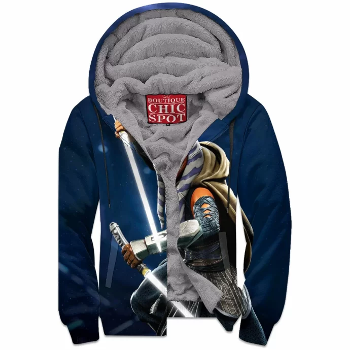 Ahsoka Tano Zip Fleece Hoodie