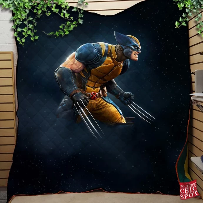 Wolverine Quilt Blanket