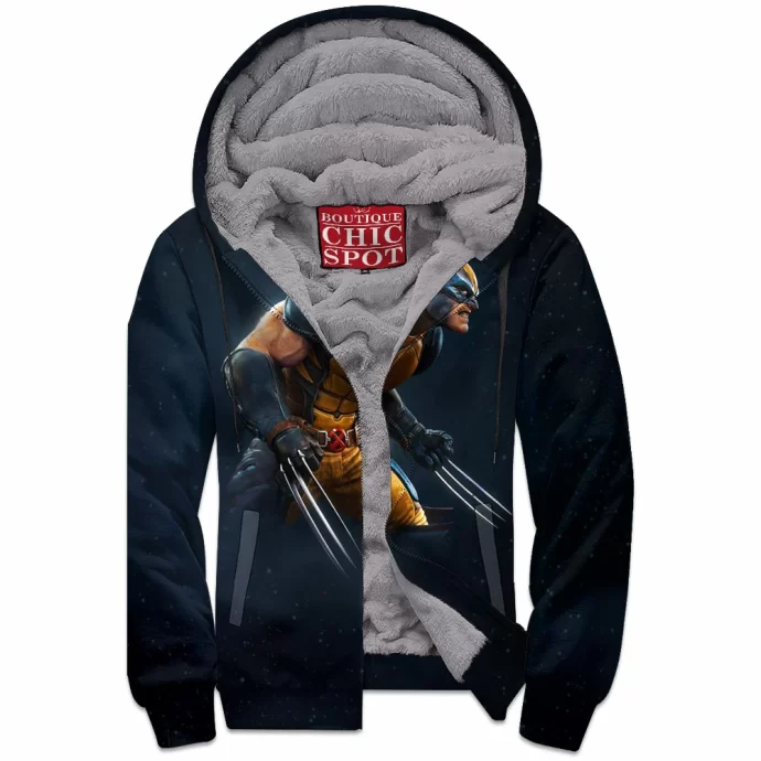 Wolverine Zip Fleece Hoodie